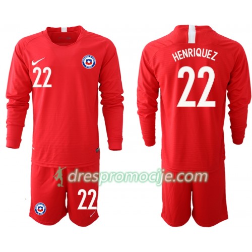 Čile Dres HENRIQUEZ 22 Dječji Domaći 2018/19 Dugim Rukavima Čile Dres HENRIQUEZ 22 Dječji Domaći 2018/19 Dugim Rukavima